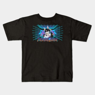 Vaporwave TechieJunk Kids T-Shirt